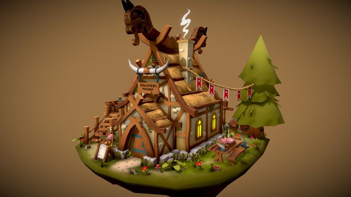 Ragnarok Tavern 3D Model