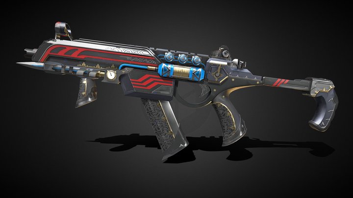 Apex Legends R99 Gilded Fang – Free 3D Model STL