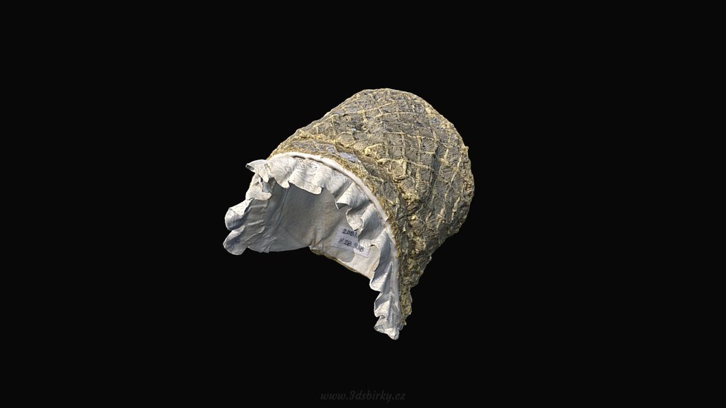Ladies hood / Dámský čepec — Sketchfab embed 3D viewer