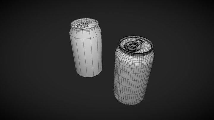 puszki siatka 3D Model