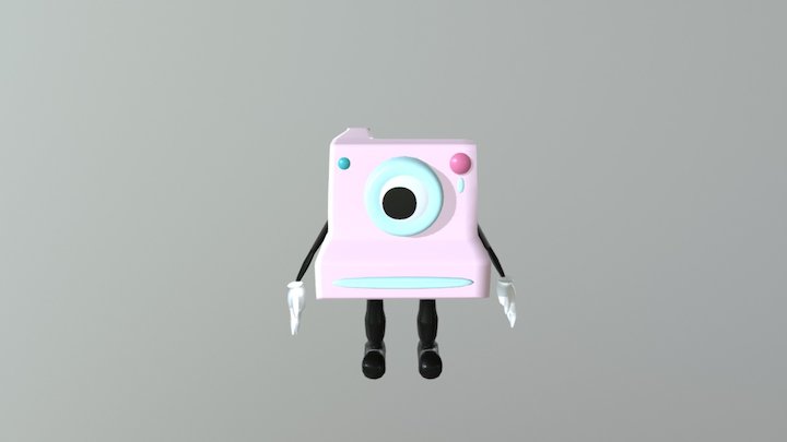 Polaroid Man Idle -- 3D Model