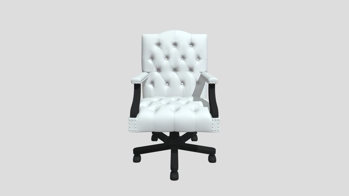 Chair Desk Burchell FBX 3D Model