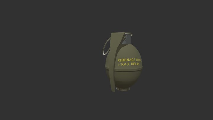 Frag Grenade 3D Model