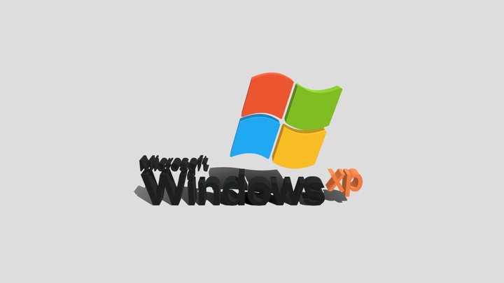 Microsoft Windows XP 3D Model