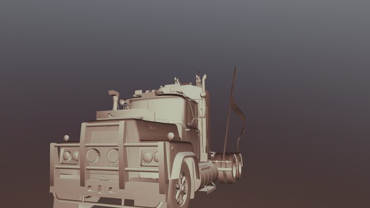 Fury Road Trailerless Mack 3D Model