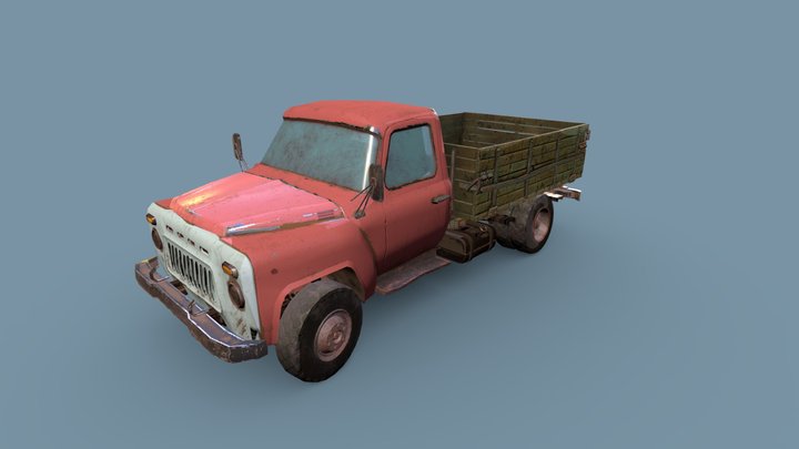 Old truck 3D Model