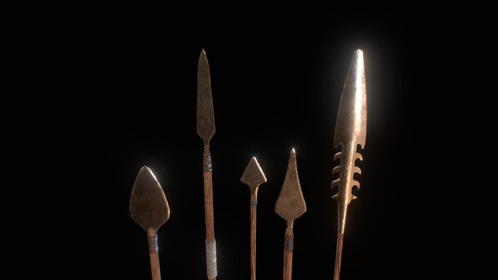 Spears 3D Model