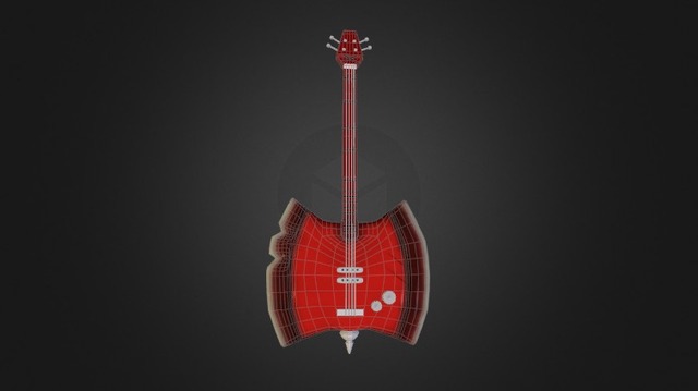 Bajo  Hacha 3D Model