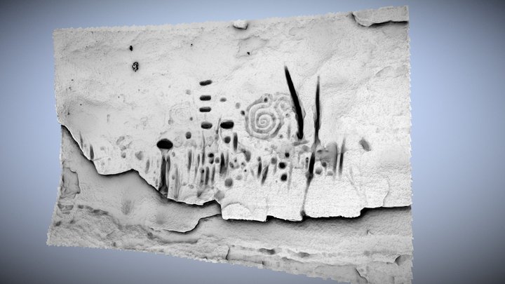 Petroglyph Panel 3D Model