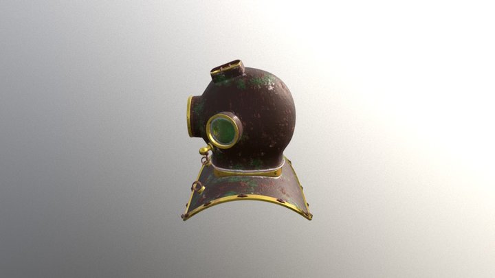 Diving Helmet Take 2 3D Model