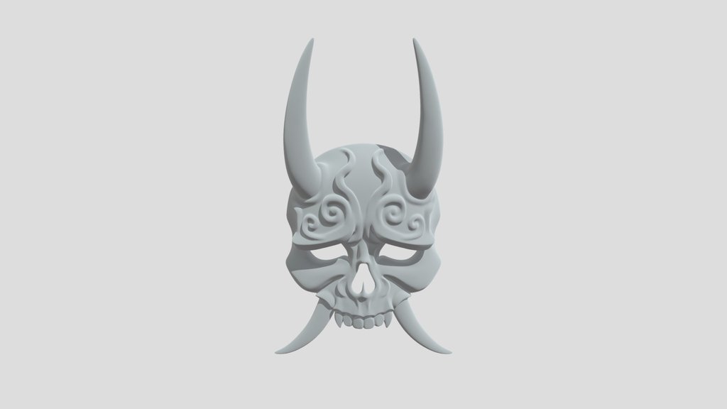 Purple Oni Mask
