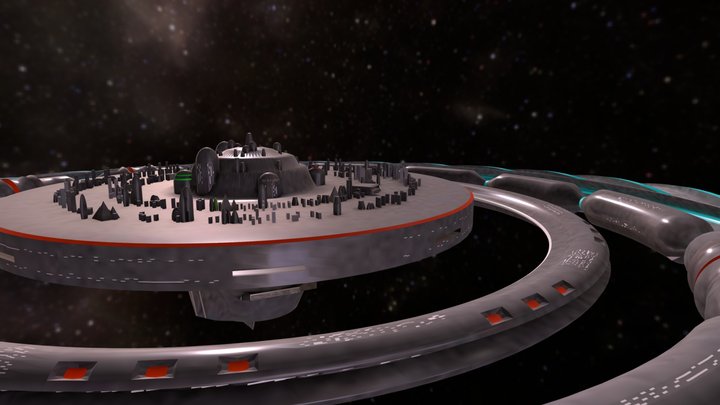 Deep Space Orbital Station – Free 3D Model STL