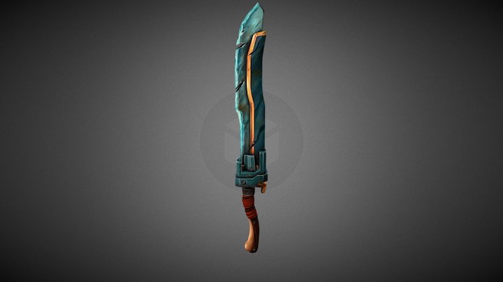 Stylized Sword 3D Model