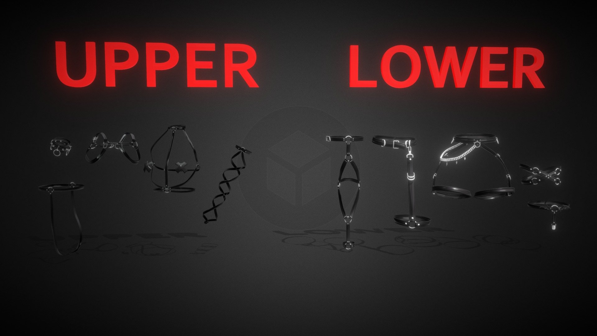 HARNESS SET by Linxx [PREVIEW] — Sketchfab embed 3D viewer
