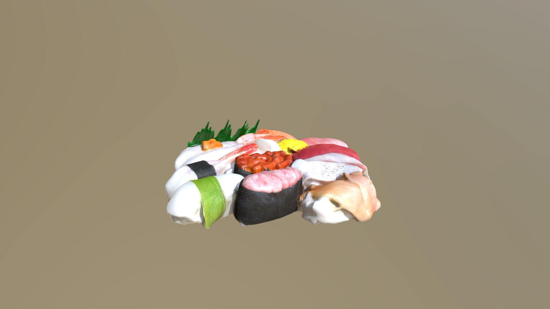 Sushi-real-3Dmodel