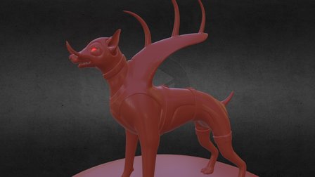Demon Dog 3D Model
