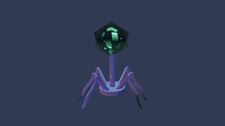 Bacteriophage 3D Model