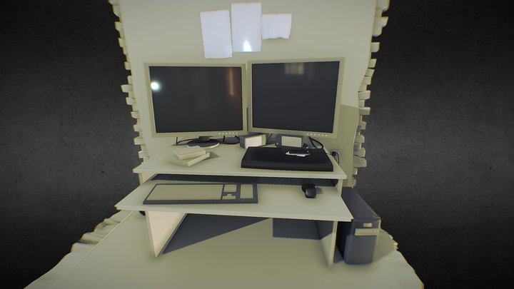 Draft Punk My Computer Tabe 3D Model