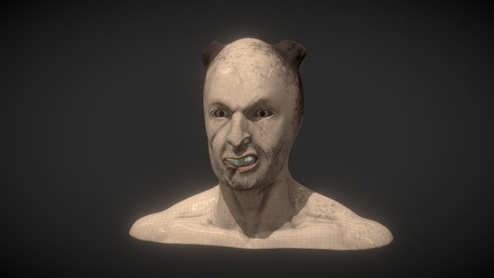 character with horns 3D Model