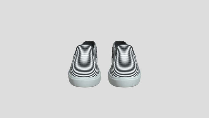 Striped Slip On Sneaker – Modelo 3D gratuito STL