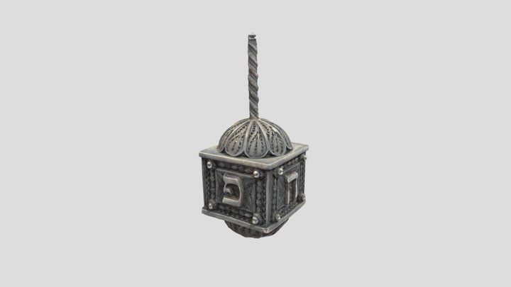 Dreidls: Toupies de Hanoukka - Toys for Hanukkah 3D Model