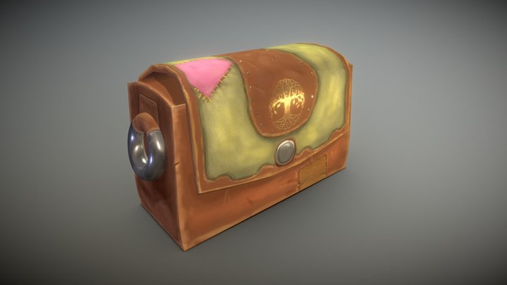 Low Poly Bag 3D Model