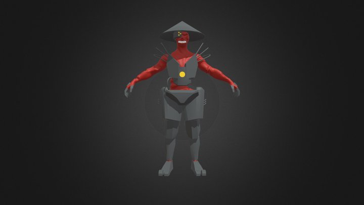 Low Poly: Modified Zombie 3D Model
