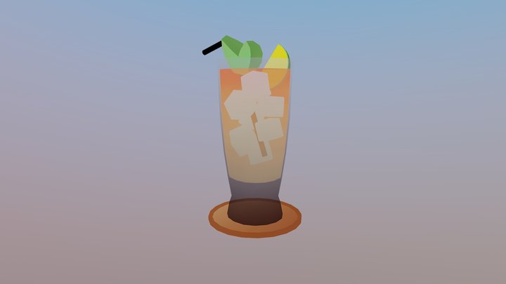 Cocktail Drink 3D Model