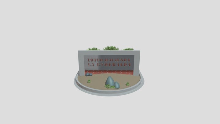 bienvenida 3D Model