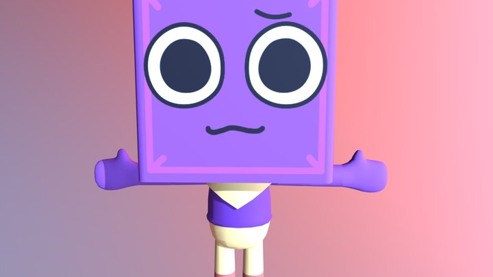 Creepy guy(boxten) Dandy's World 3D Model