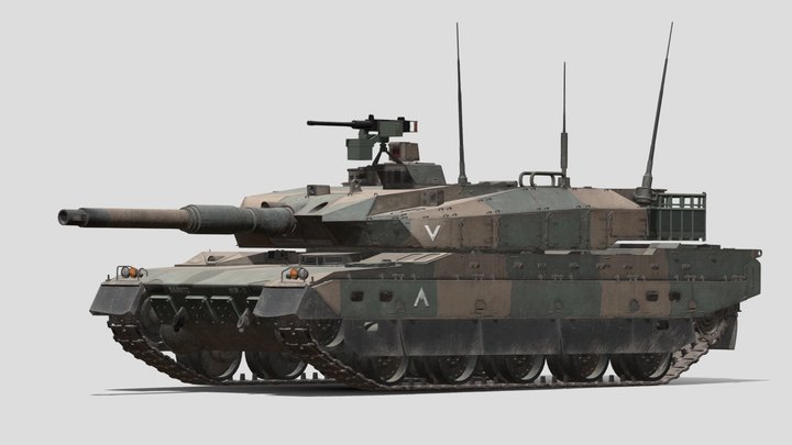 TYPE-10 Main Battle Tank – Gratis 3D-model STL