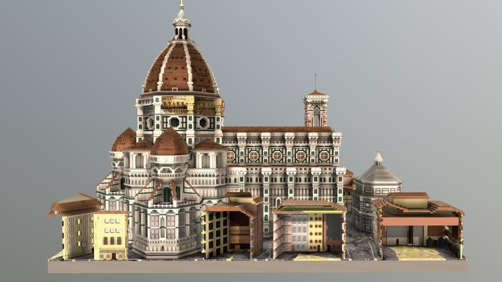 Duomo di Firenze 3D Model