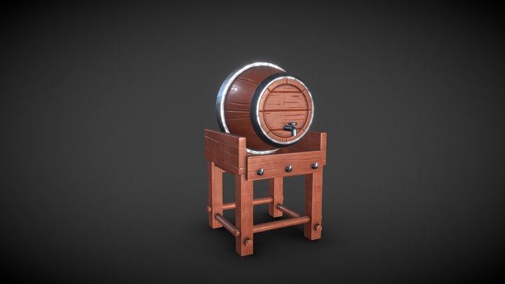 Barril 3D Model