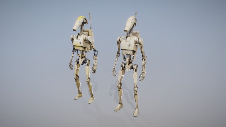 Star Wars B-1 droid – Kostenloses 3D-Modell STL