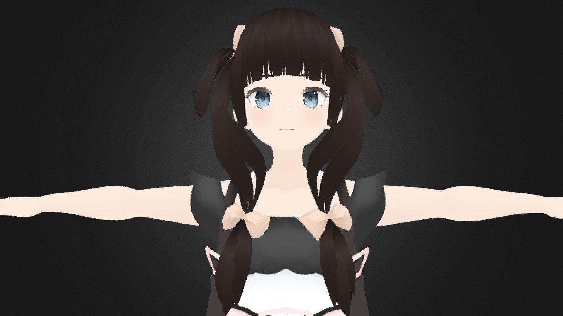 3d Anime Character Girl For Blender 27 Buy Royalty Free 3d Model By Cgtoon Cgbest 7d1661e 5464