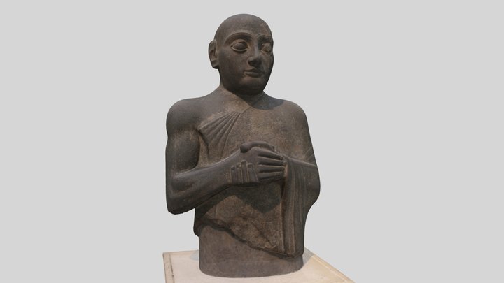 Scan Gudea Statue - Lagash - Mesopotamia 3D Model
