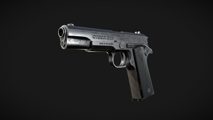Colt 1911 3D Model