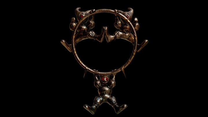 Jester Knocker 3D Model
