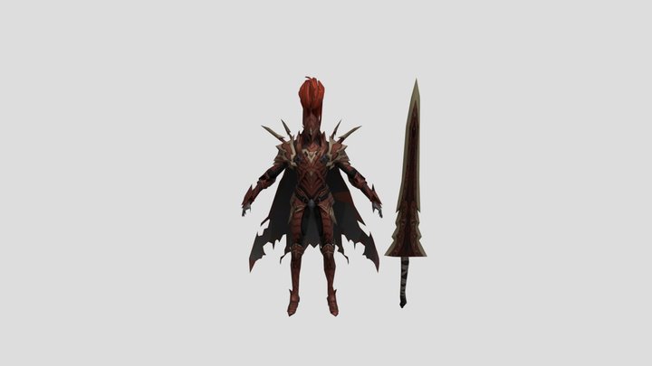Igris Boss Solo Leveling 3D Model