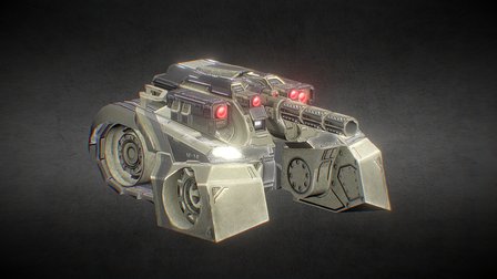 Tarantula Concept Tank 3D Model