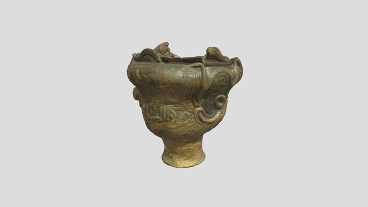 縄文土器004 3D Model