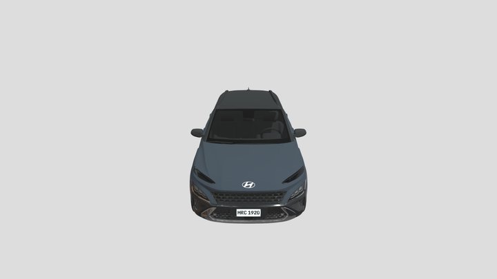 Hyundai Kona 2022 3D Model