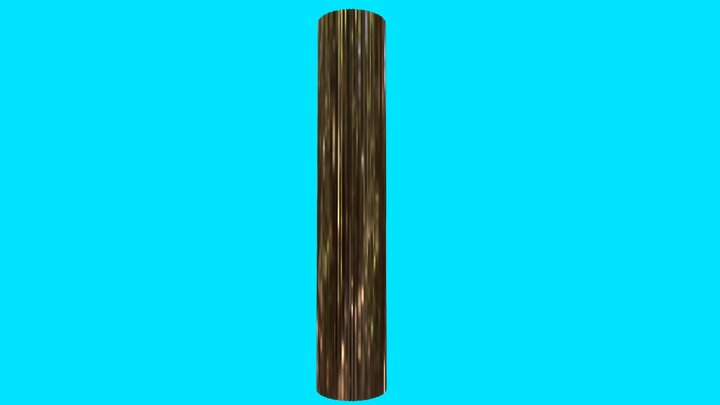 Forest Tree Trunk 3D Model