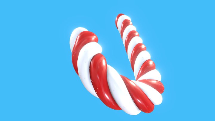Xmas Candy 3D Model
