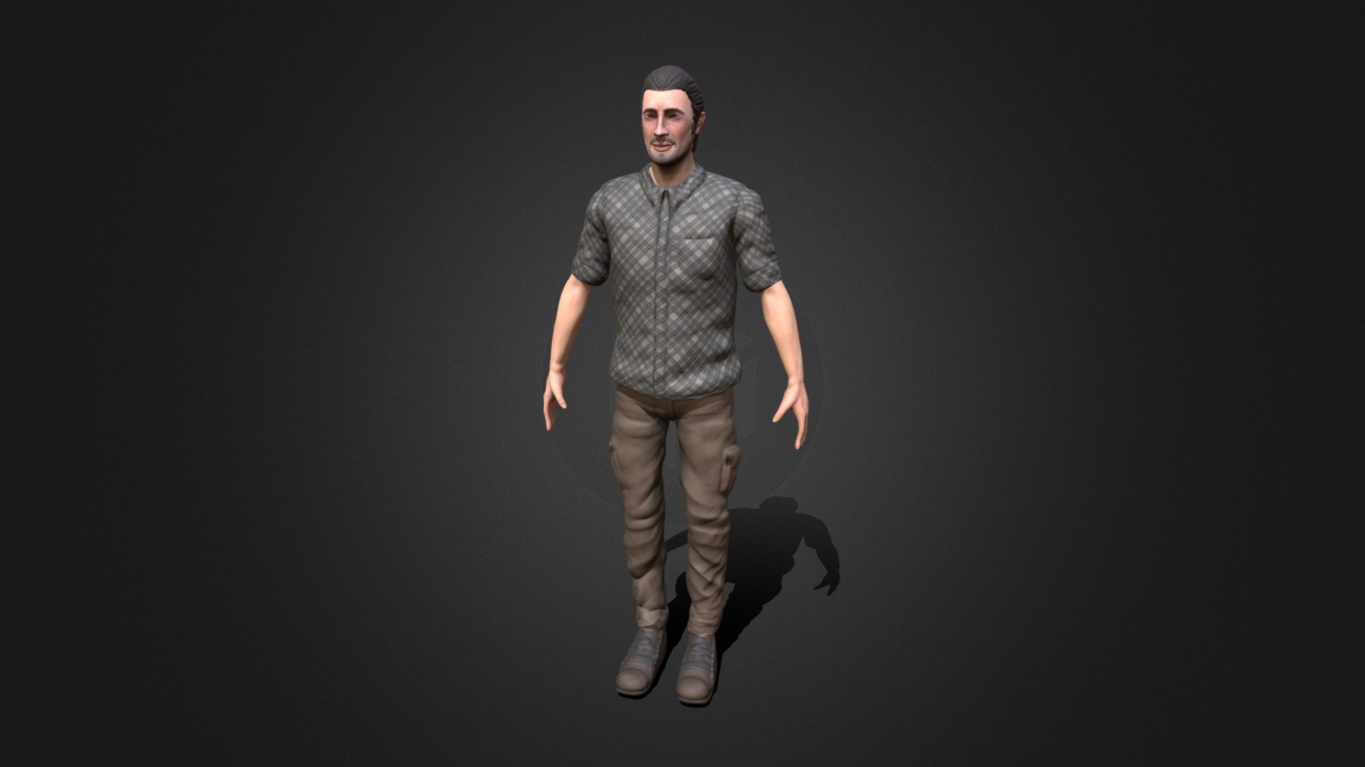 Male Character - Printable model version