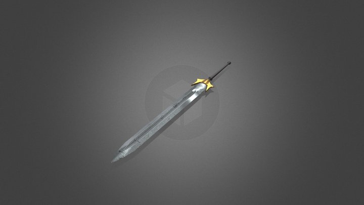Meteorite Sword 3D Model