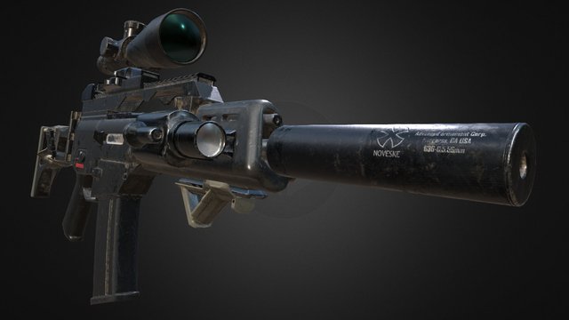 G36-C Iteration 3D Model