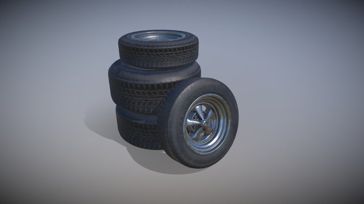 Goodyear Tires 3D Model