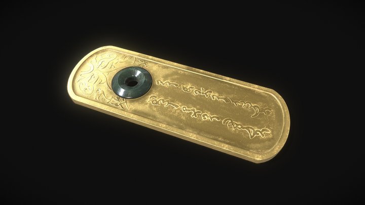 Ancient Token, Mongolian Ancient Token 3D Model