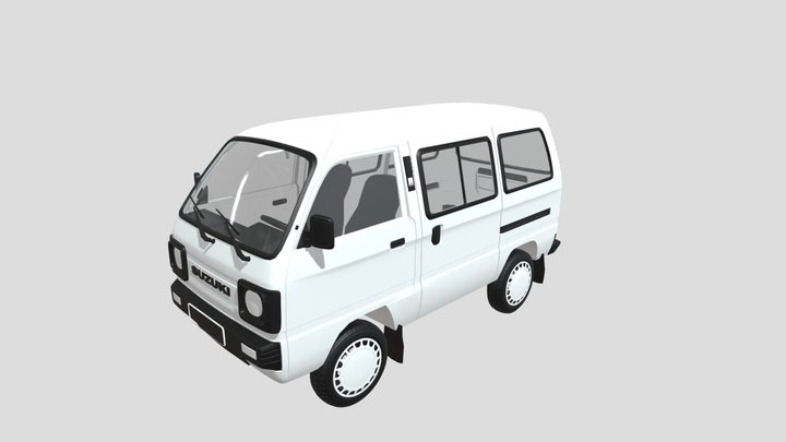 Suzuki Bolan Van 3D Model